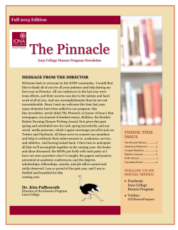 The Pinnacle - Iona College