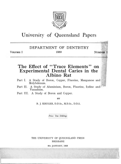 University of Queensland Papers