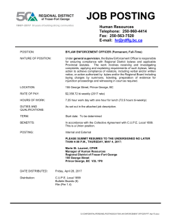 Bylaw Enforcement Officer