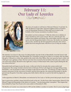 Our Lady of Lourdes - University of Dayton