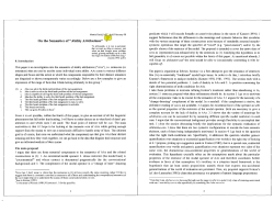 On the Semantics of "Ability Attributions"