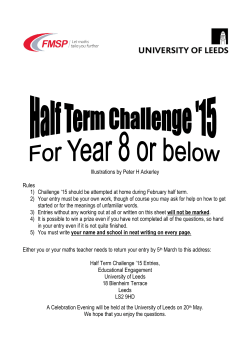 Illustrations by Peter H Ackerley Rules 1) Challenge