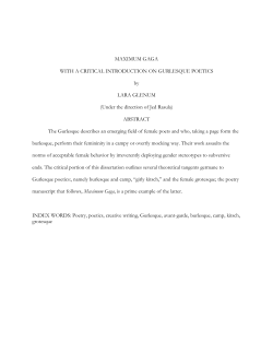 MAXIMUM GAGA WITH A CRITICAL INTRODUCTION ON