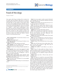 Food of the dogs - Semantic Scholar