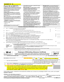 2017 Form W-4