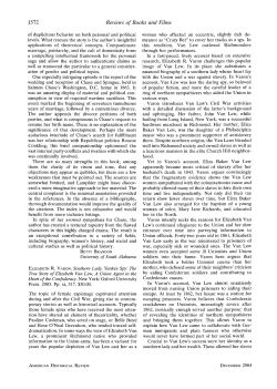 Elizabeth R. Varon. Southern Lady, Yankee Spy: The True Story of