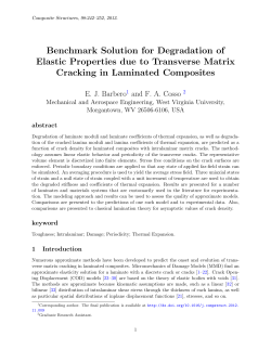 Benchmark Solution for Degradation of Elastic