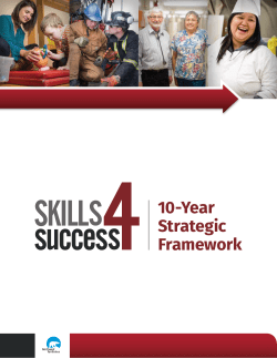 10-Year Strategic Framework - Education, Culture and Employment