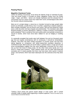 Passing Places - Historic Cornwall