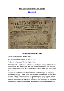 The Execution of William Booth CR2565/8