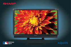 Spring/Summer 2008 Full Line LCD TV Brochure (05/08)
