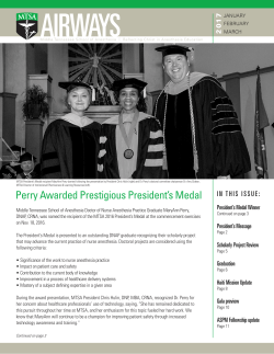 Perry Awarded Prestigious President`s Medal