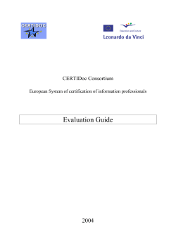 Evaluation Guide
