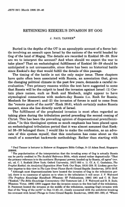 rethinking ezekiel`s invasion by gog