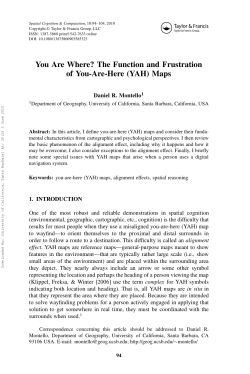 You Are Where? The Function and Frustration of