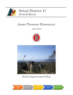 James Thomson SIP 2015-16