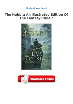 Free Kindle The Hobbit: An Illustrated Edition Of The Fantasy