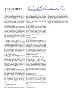 Flyer TL107 - Creative Paradise, Inc.