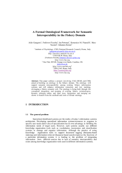 A Formal Ontological Framework for Semantic Interoperability in the