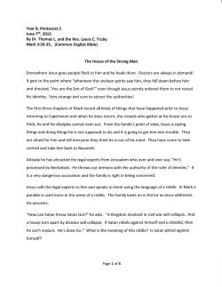 hecan`tendure. He`sdonefor." Whatisthemeaningofthisriddle