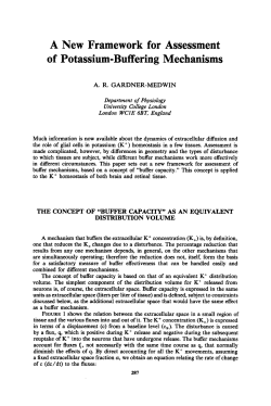 A New Framework for Assessment of Potassium