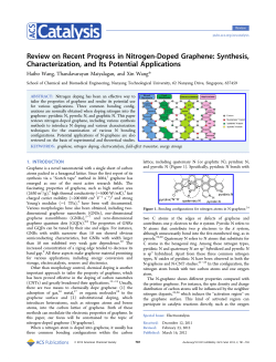 Review on Recent Progress in Nitrogen