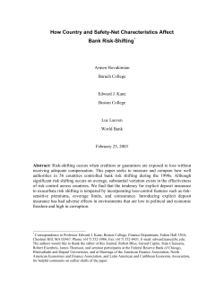 Federal deposit insurance and