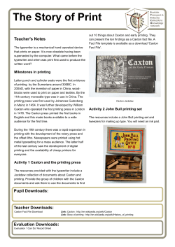 The Story of Print