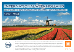 In other words: IW Holland will be a week you`ll never forget!!