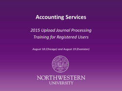 Upload Journal Processing
