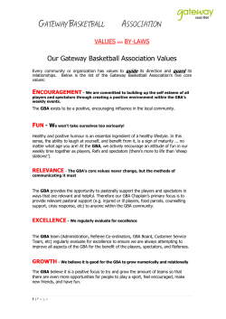 GATEWAY BASKETBALL ASSOCIATION