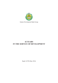 42 YEARS IN THE SERVICE OF DEVELOPMENT