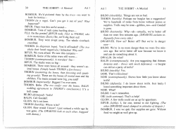 30 THE HOBBIT - A Musical Act I BOMBUR. We`d picketed them by