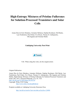 High-Entropy Mixtures of Pristine Fullerenes for Solution