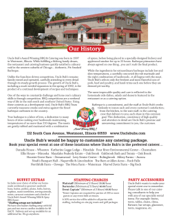 Our History - Uncle Bub`s
