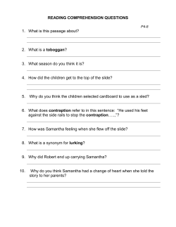 Maze Comprehension Questions, 8th Grade, 4