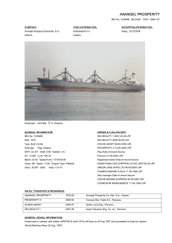 anangel prosperity - Cargo Vessels International