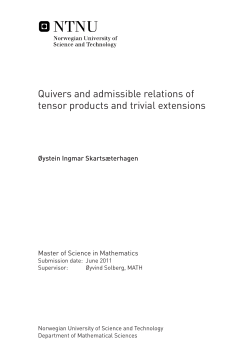Quivers and admissible relations of tensor products