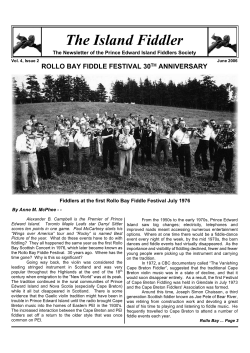 June - PEI Fiddlers Society