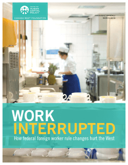 How federal foreign worker rule changes hurt the West