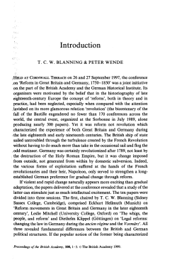 Introduction - British Academy