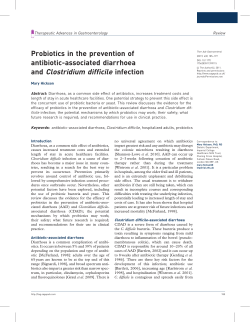Probiotics in the prevention of antibiotic