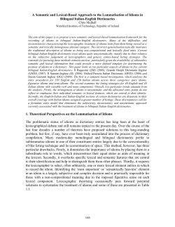 A Semantic and Lexical-Based Approach