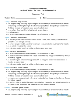 Spelling Classroom | Printable