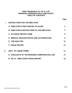 the Workers` Comp Claims Kit