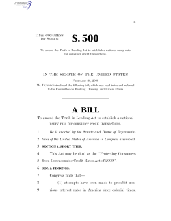 S. 500 - National Consumer Law Center