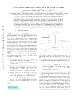 On an unverified nuclear decay and its role in the DAMA experiment