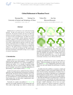 Global Refinement of Random Forest