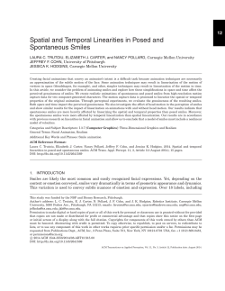 Spatial and Temporal Linearities in Posed and Spontaneous Smiles