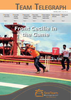 Issue No.6 - SeaTeam Management